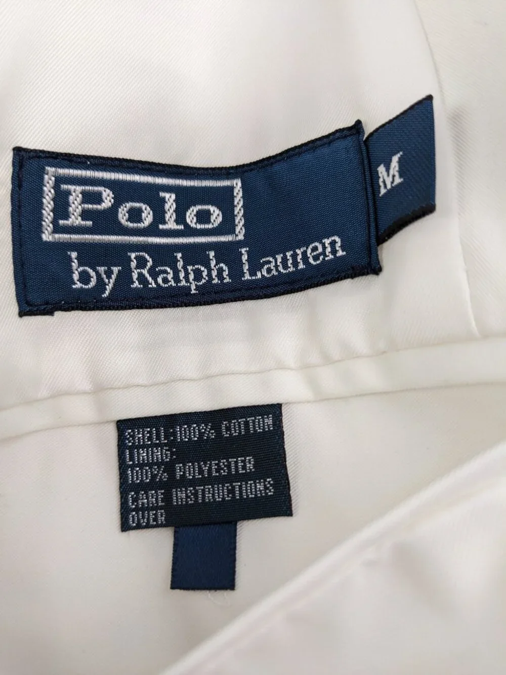 Vintage Polo Ralph Lauren Unstructured Cotton Sport Coat White Mens Medium 40R